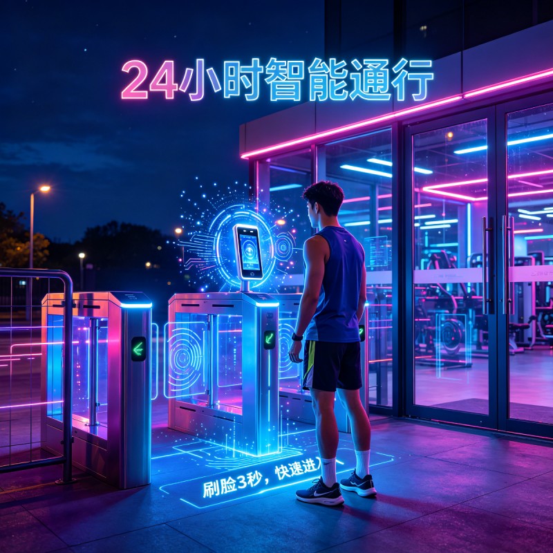 智能闸机 24 小时健身房解决方案
